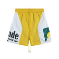 Rhude Championship Team Color Block Nylon Shorts