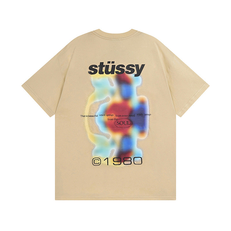 Stussy T Shirts Casual Loose Couple T Shirts