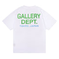 Gallery Dept T Shirts Letter Printed Double Yarn Cotton Short Sleeve Te