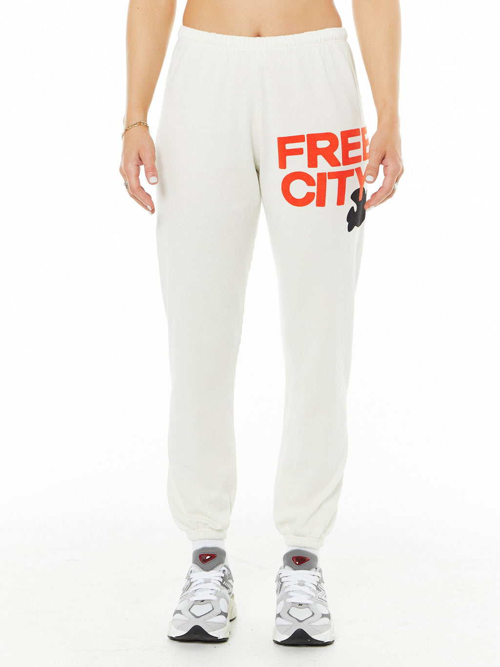 FREECITYLARGE SWEATS CREAMYYUM