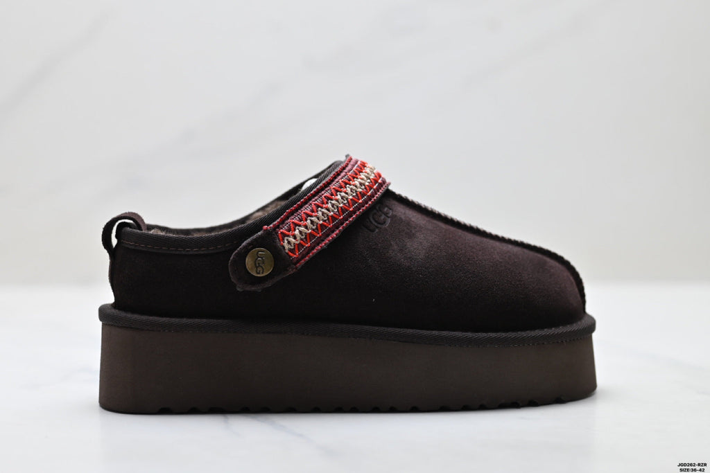 UGG Tazz Shearling Platform Slip-Ons