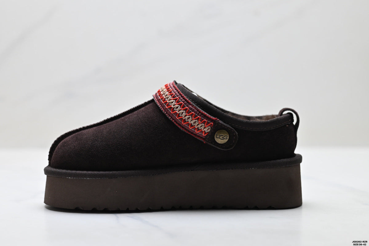 UGG Tazz Shearling Platform Slip-Ons