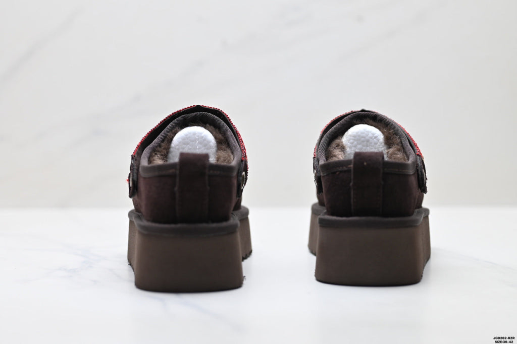 UGG Tazz Shearling Platform Slip-Ons