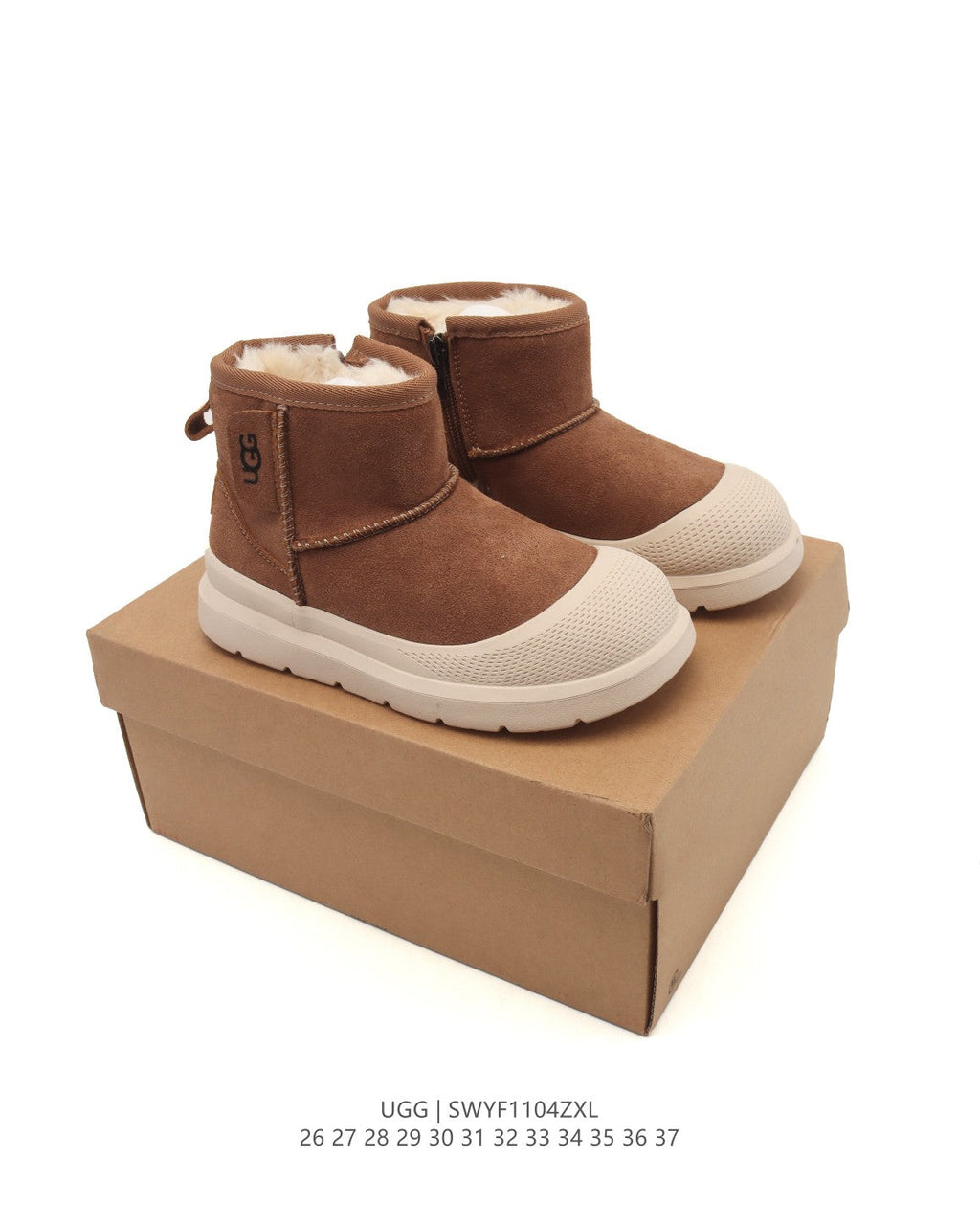 UGG Retro Color-Block Kids High-Top Boots – Kids Collection