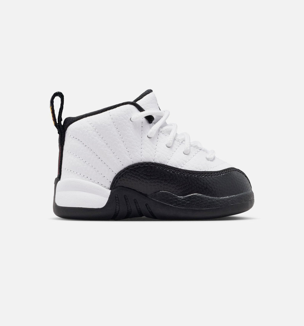 Air Jordan 12 Retro Taxi Infant/Toddler – White/Black/Taxi