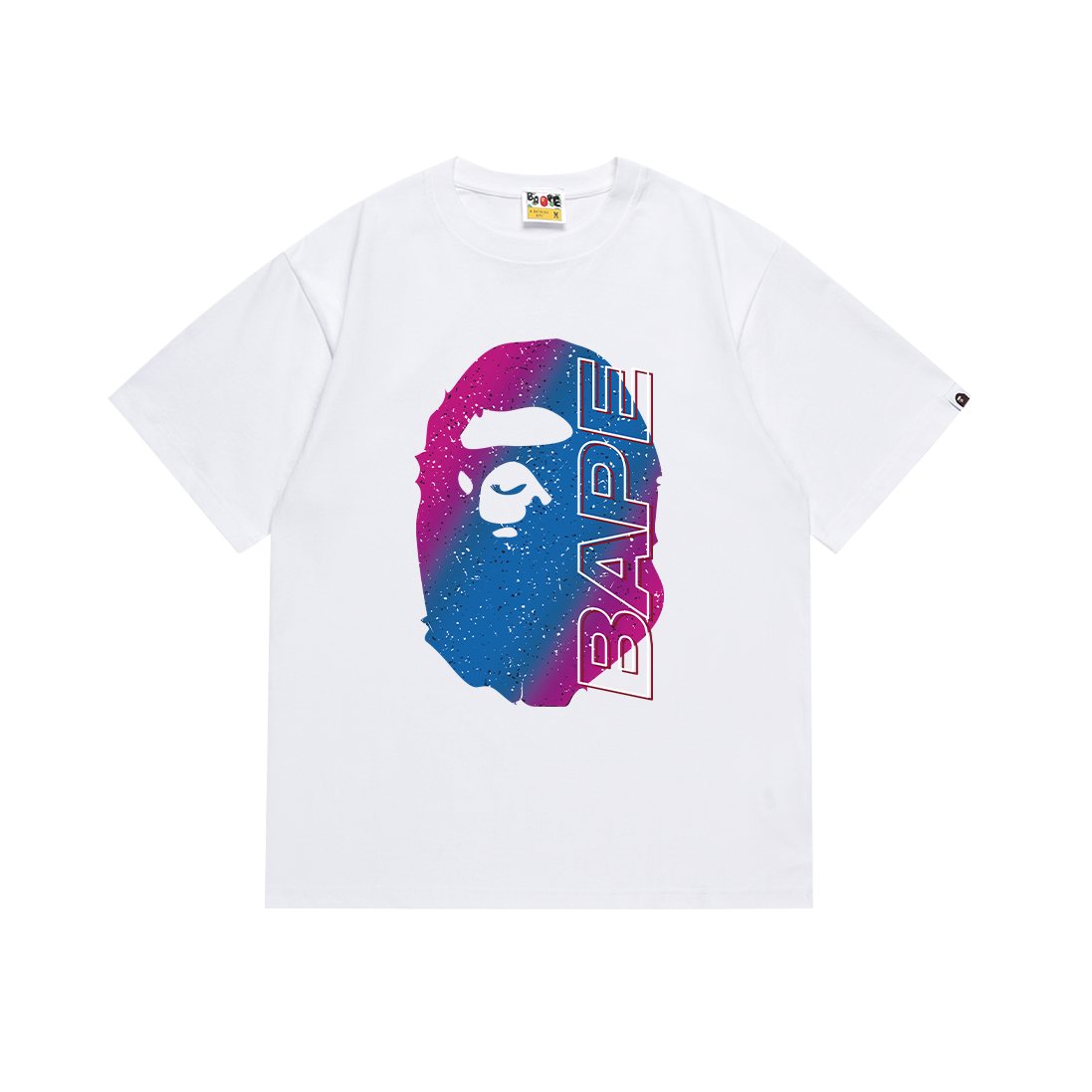 BAPE Gradient Ape Head Graphic T-Shirt