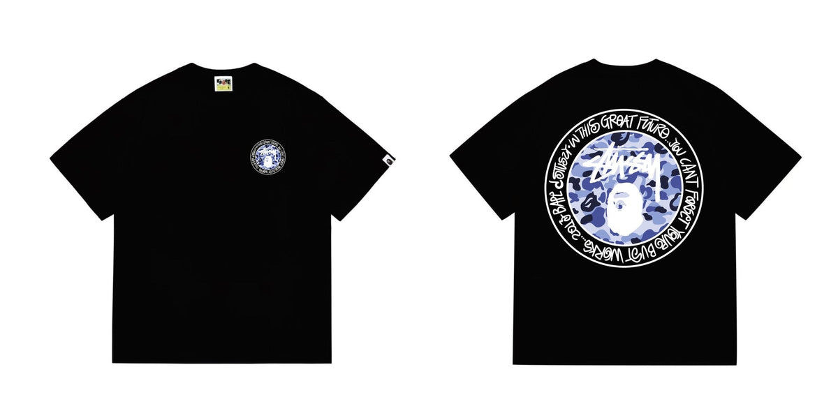 BAPE White-Ring Camo Back Graphic T-Shirt