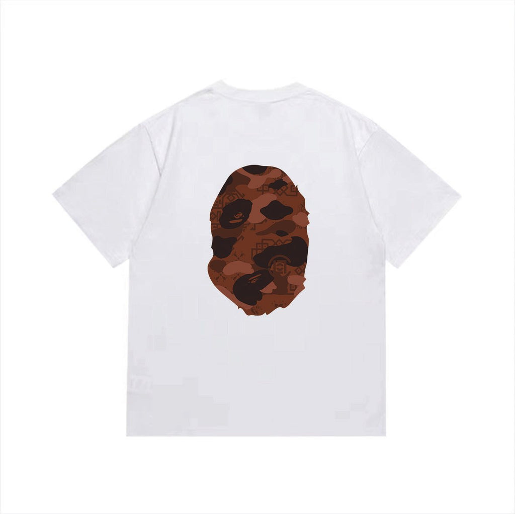 BAPE Brown Camo Ape Head Graphic T-Shirt