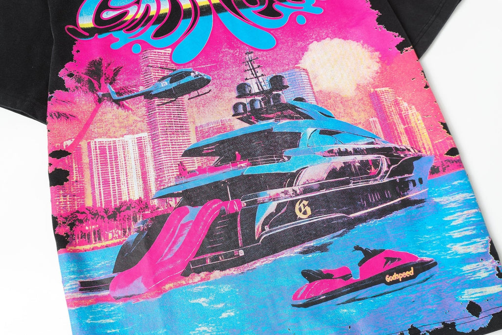 Godspeed Yacht Graphic T-Shirt