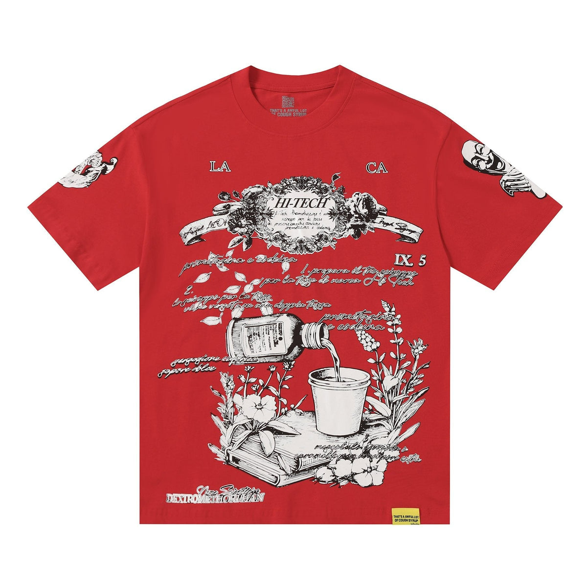 THAT'S A AWFUL LOT OF COUGH SYRUP Bottle Graphic T-Shirt