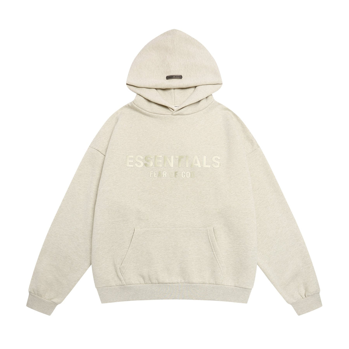 Essentials Fear of God Embossed Wordmark Pullover Hoodie