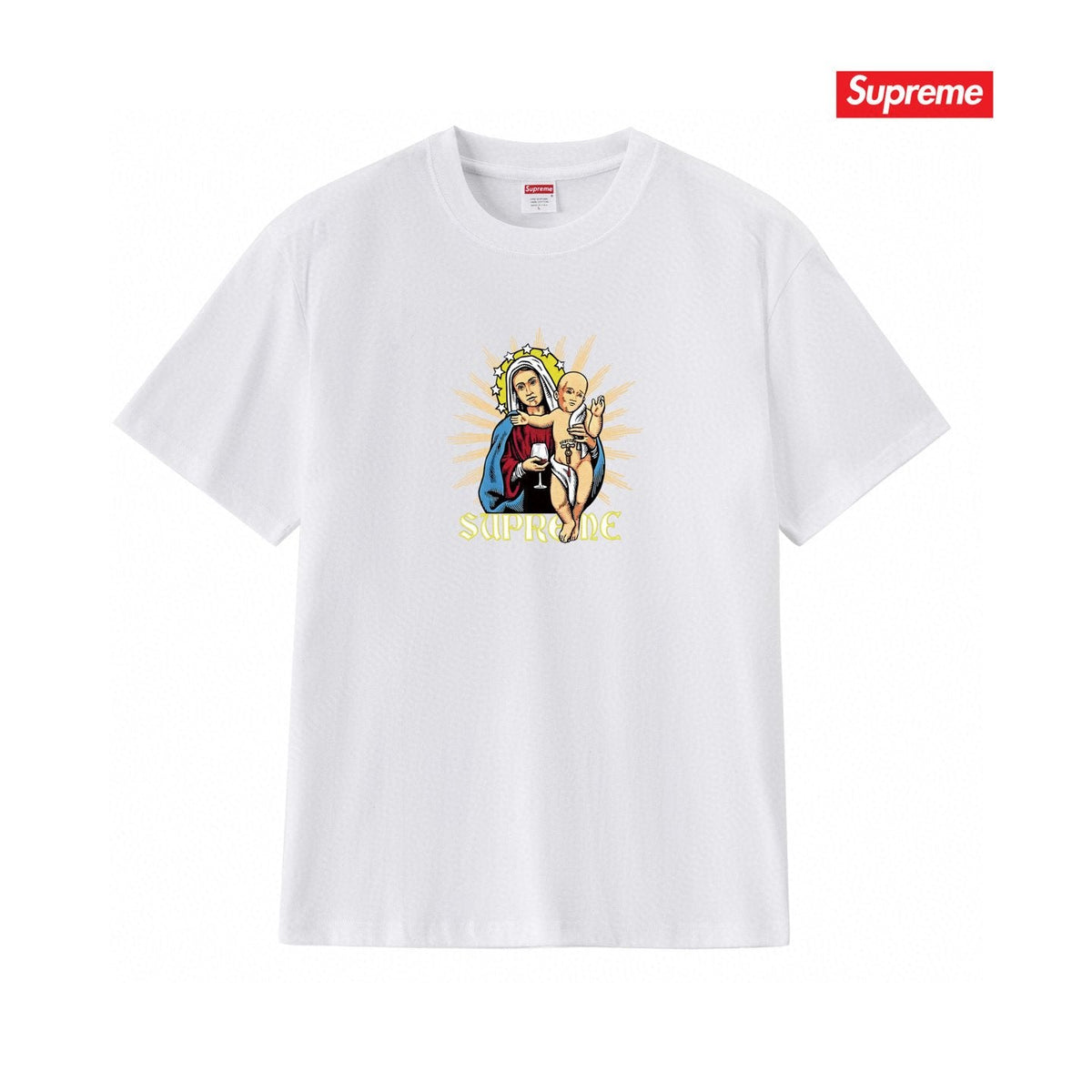 Supreme Religious Graphic Short-Sleeve T-Shirt