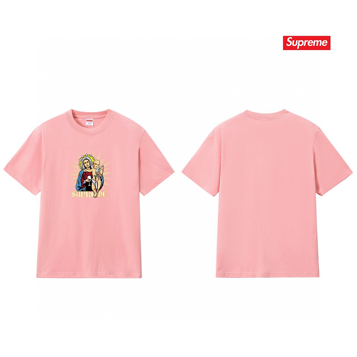 Supreme Religious Graphic Short-Sleeve T-Shirt