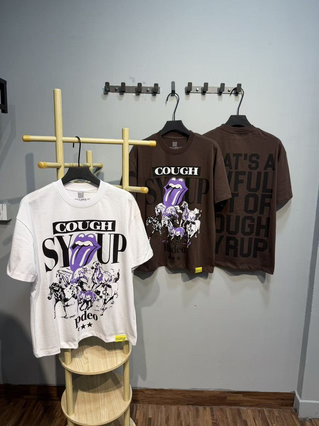 THAT'S A AWFUL LOT OF COUGH SYRUP Front & Back Graphic T-Shirt