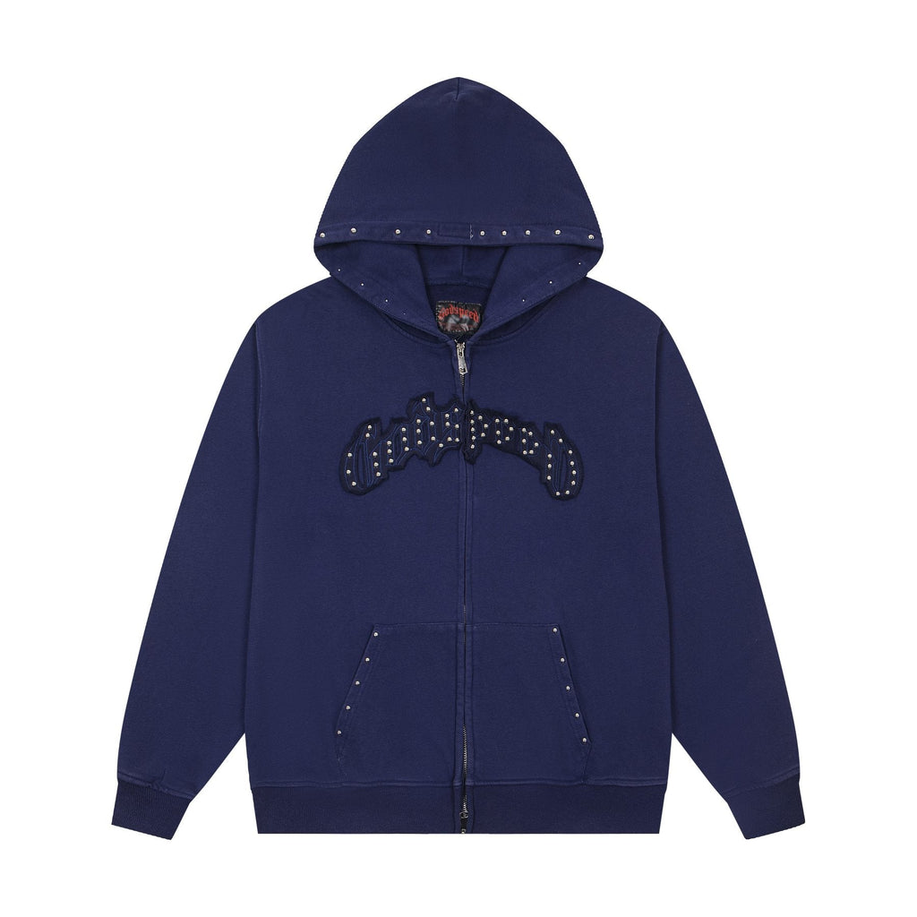 Godspeed Rhinestone-Style Zip Hoodie
