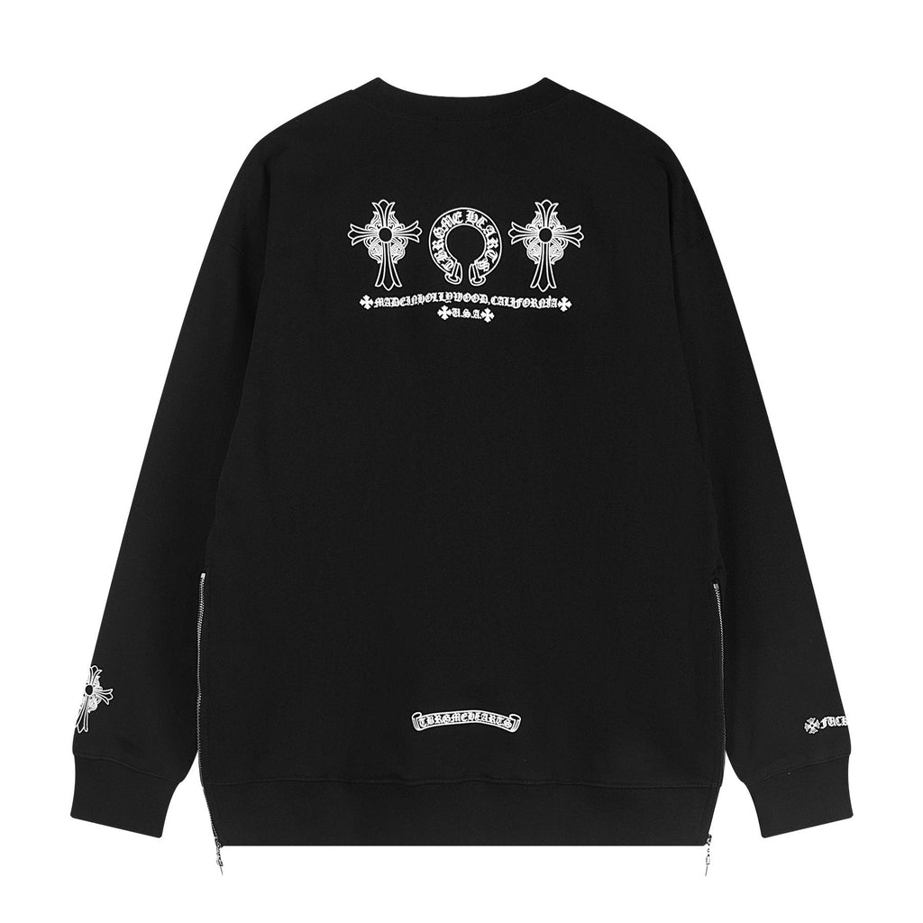 Chrome Hearts Horseshoe Graphic Crewneck Sweatshirt