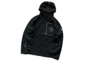Moncler Grenoble Black Hooded Zip-Up Jacket