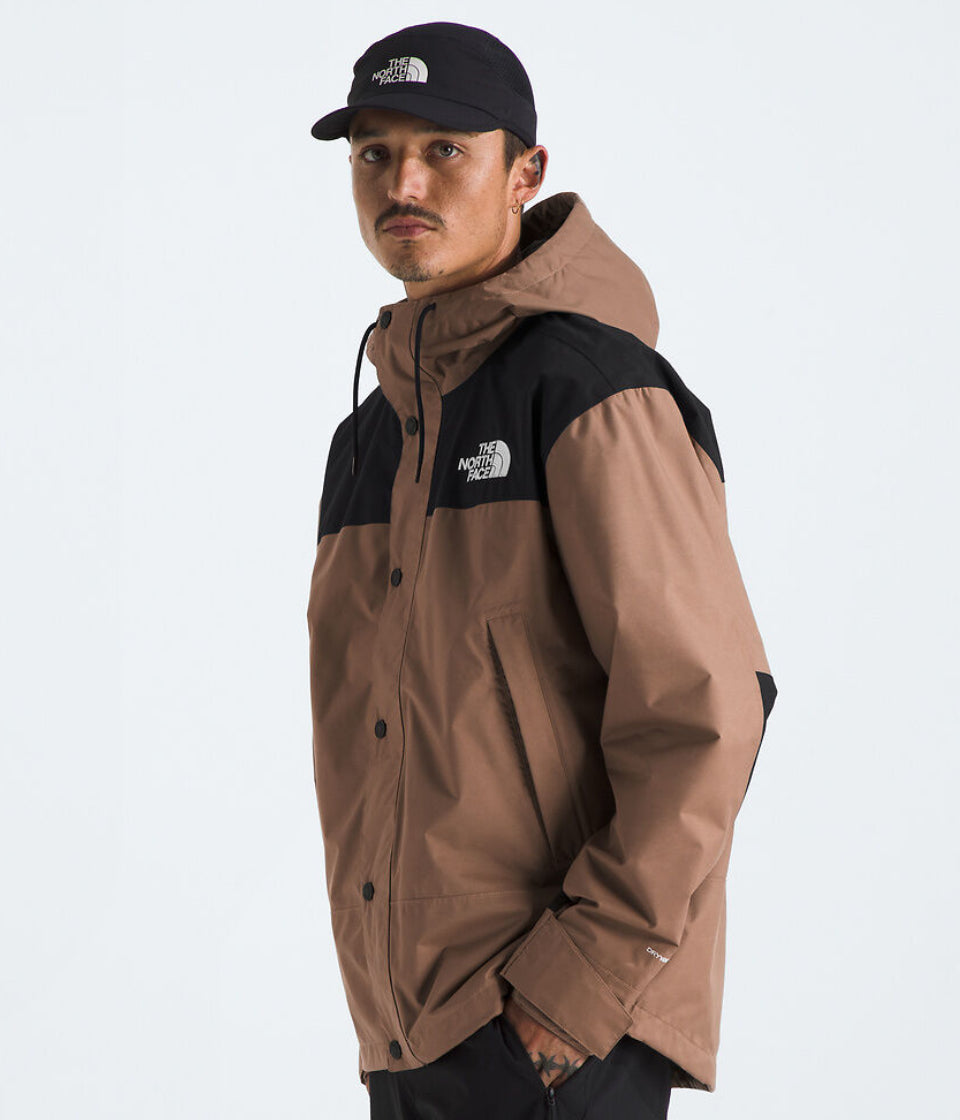 The North Face Tan Brown and Black Hooded Jacket