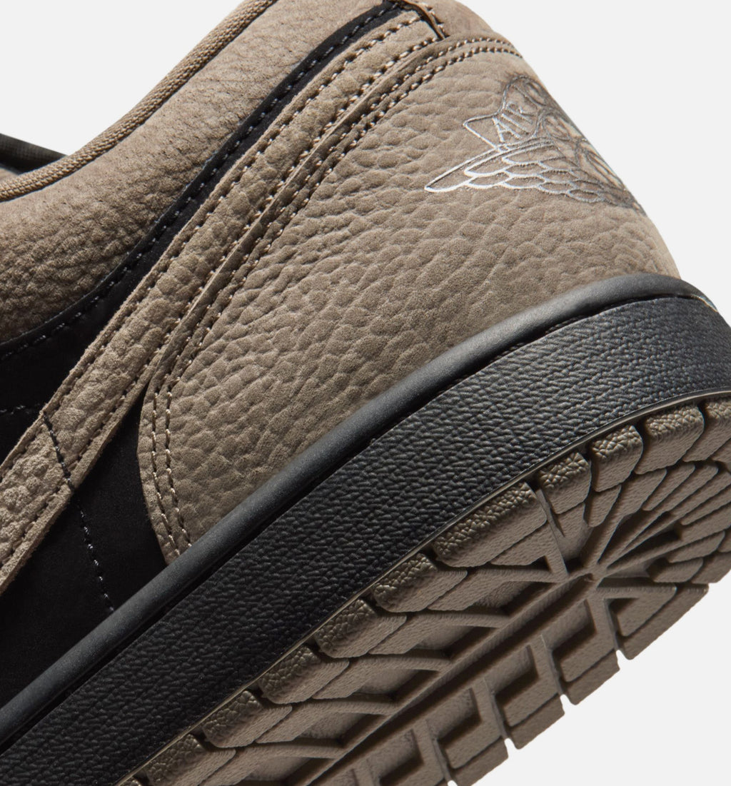 Air Jordan 1 Low SE Men's Lifestyle Shoes - Black/Olive Grey/Light Wild Mango