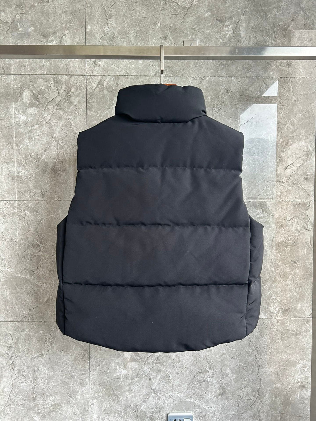 Canada Goose Quilted Black Zip-Front Puffer Vest