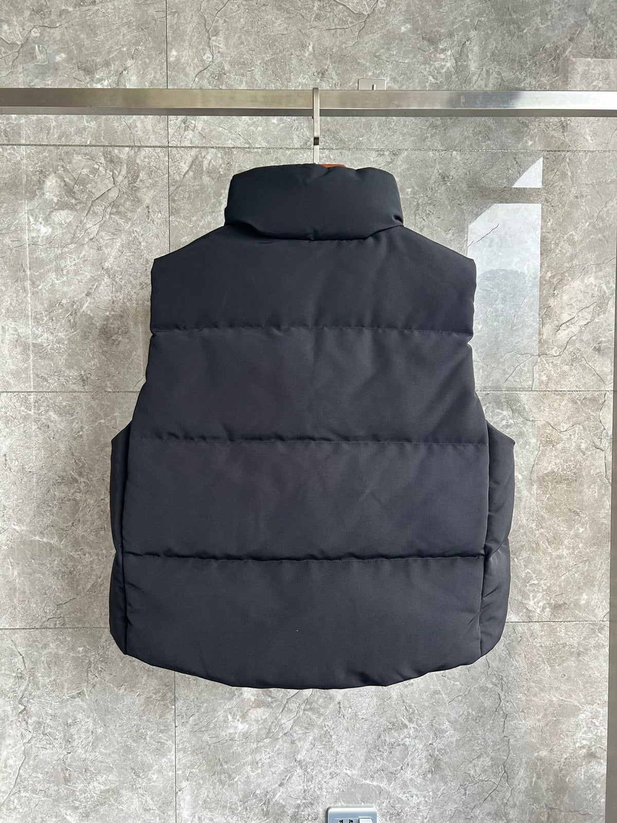 Canada Goose Quilted Black Zip-Front Puffer Vest