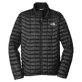 The North Face Grid-Quilted Black Stand-Collar Jacket