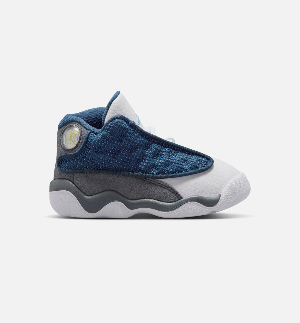 Air Jordan 13 Retro Navy & Flint Grey Infant & Toddler Lifestyle Shoe