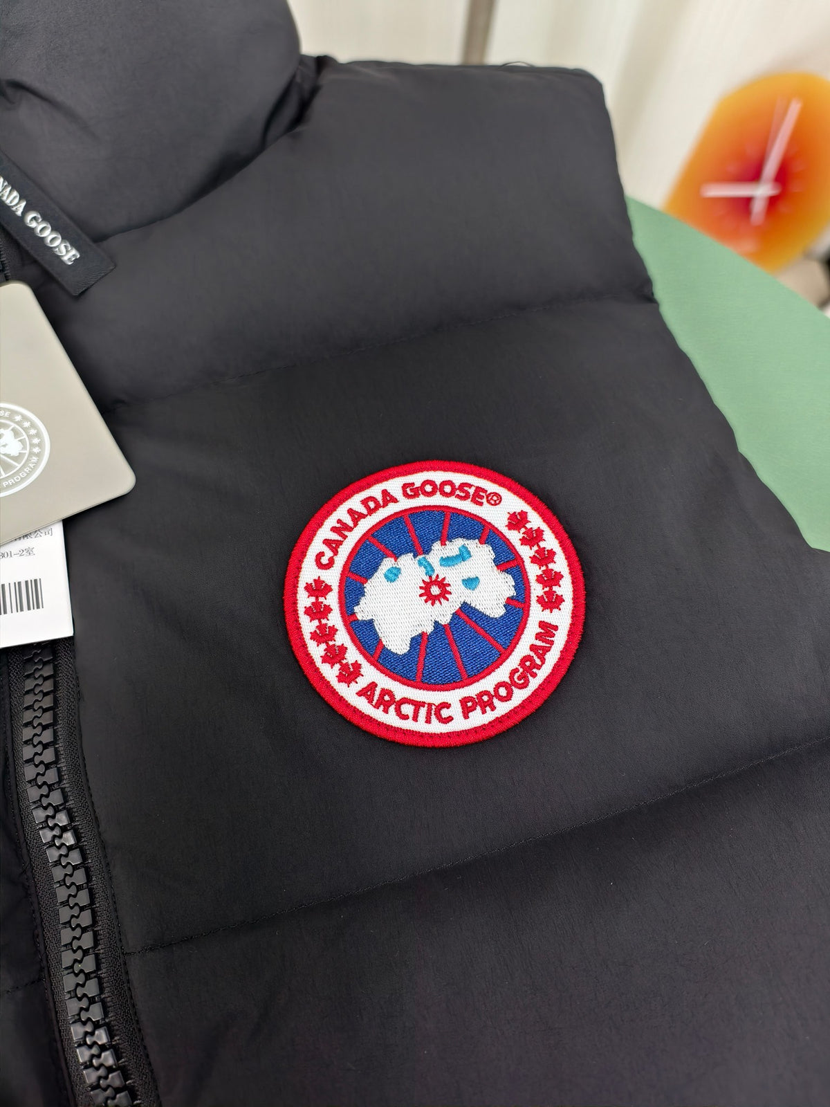 Canada Goose Stand-Collar Black Quilted Puffer Vest