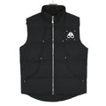 Moose Knuckles Black Quilted Zip-Front Puffer Vest
