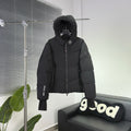 Moncler Quilted Black Hooded Puffer Jacket