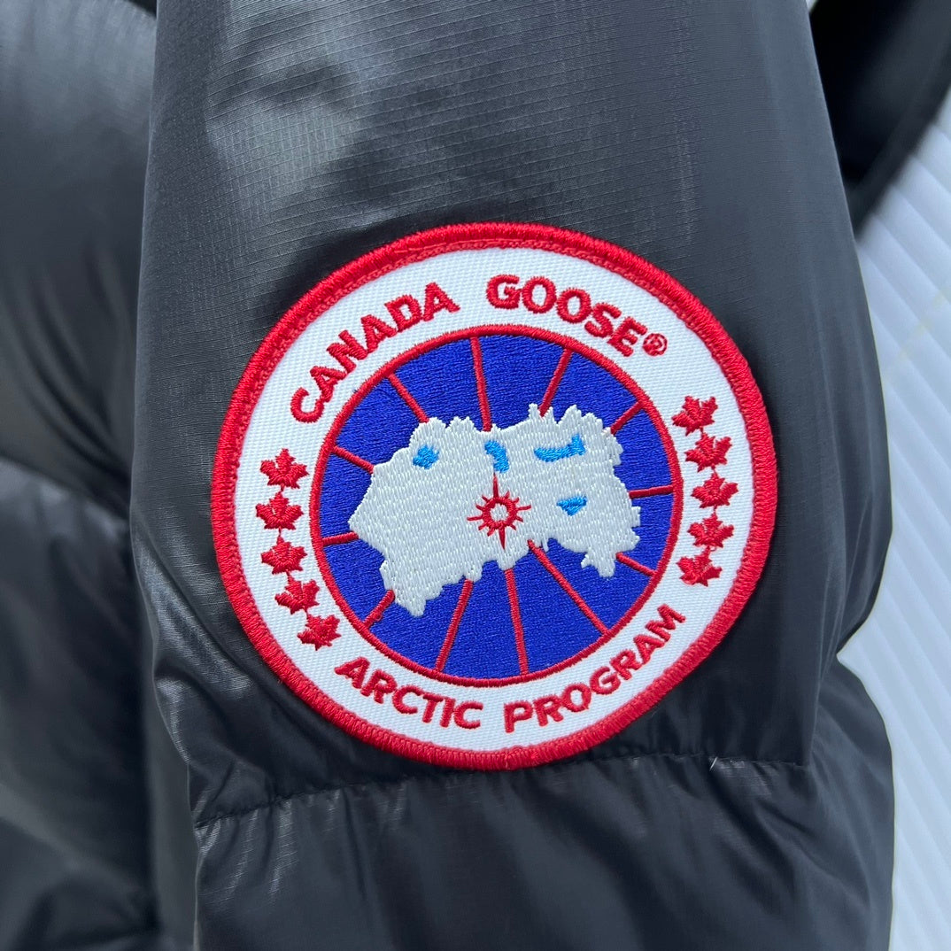 Canada Goose Quilted Black Hooded Puffer Jacket