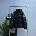 Canada Goose Quilted Black Hooded Puffer Jacket