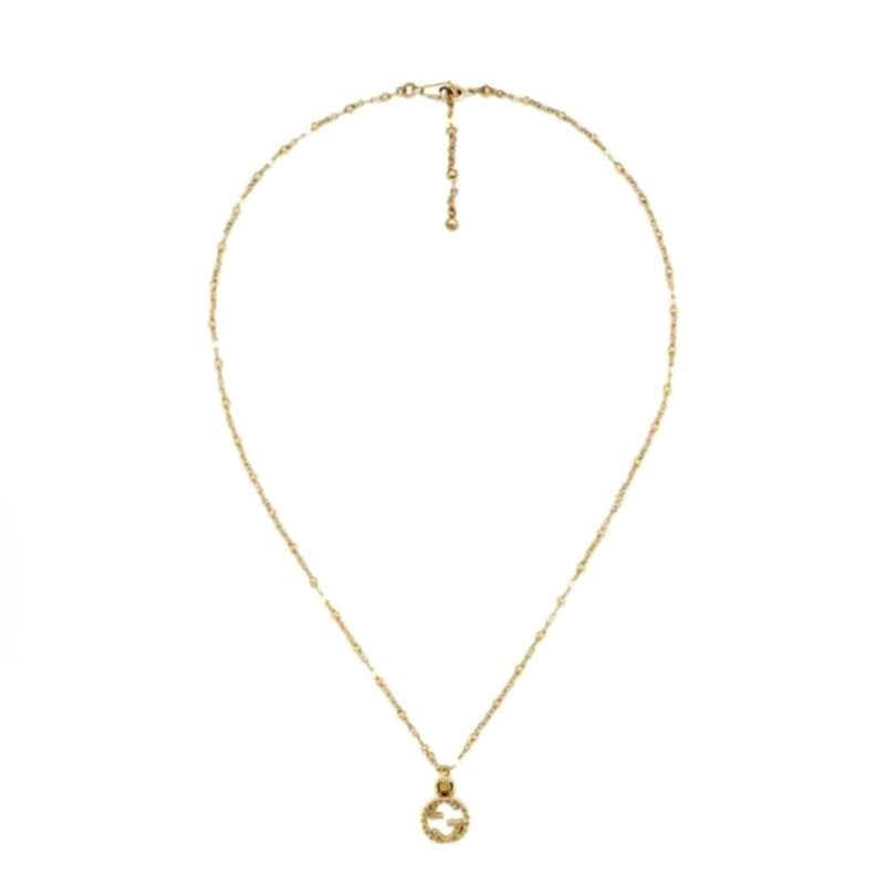 Gucci Patterned Figure 8 Necklace