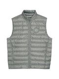 Canada Goose Quilted Sage Gray Stand-Collar Puffer Vest