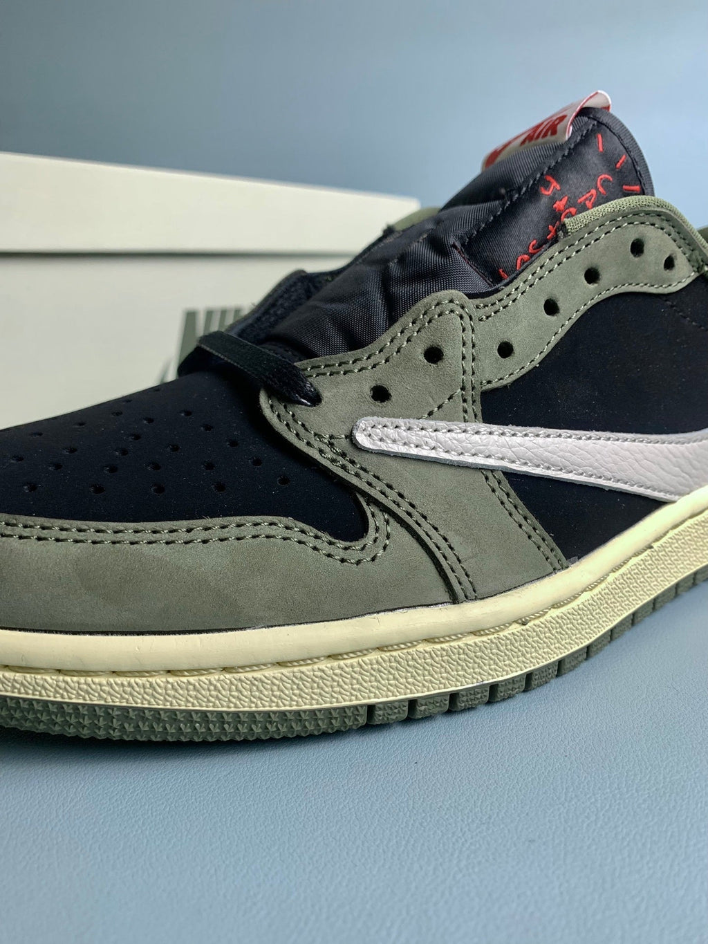 Air Jordan 1 Low TS Collaboration 7.0 Black/Green Unisex Sneakers DM7866-002