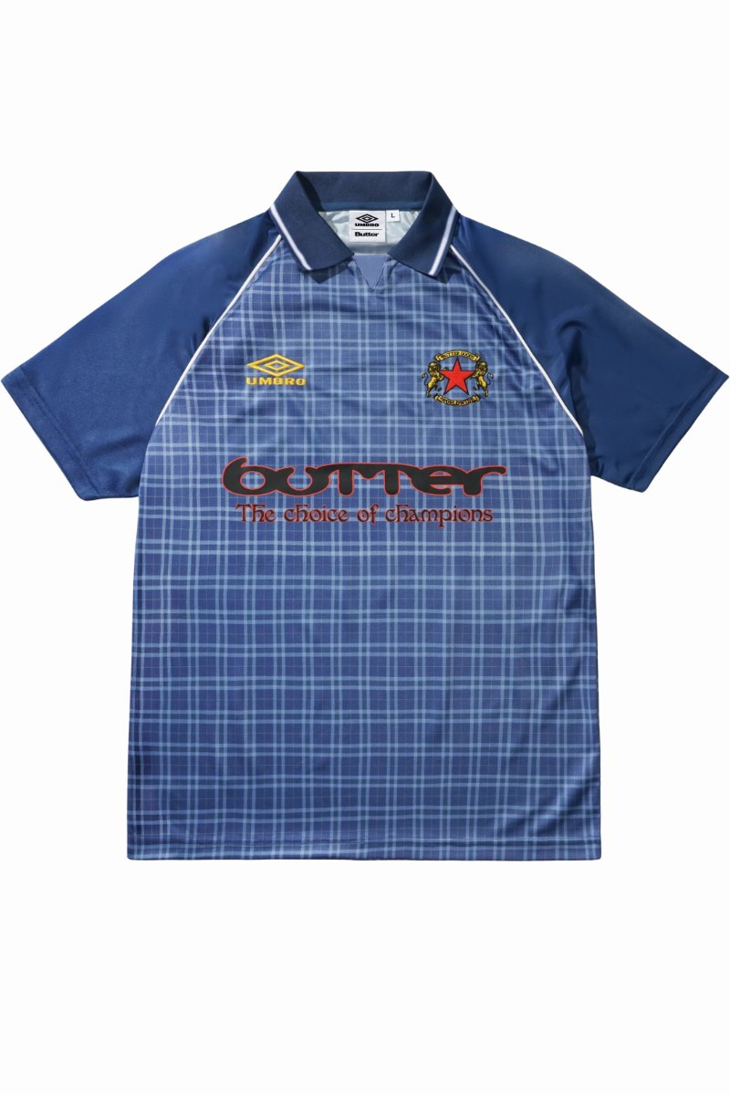 BUTTER PLAID JERSEY Navy / Slate