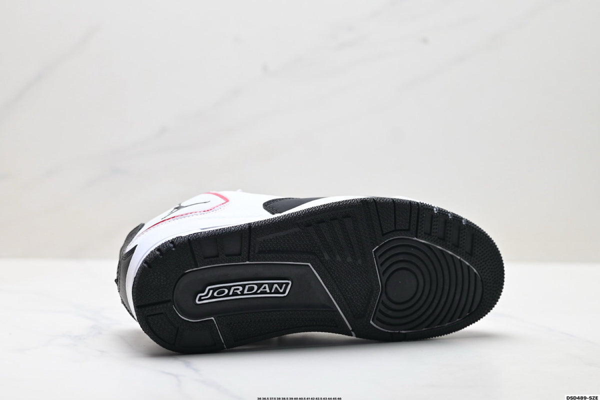 Jordan Legacy 312 High White Black Fire Red Sneakers