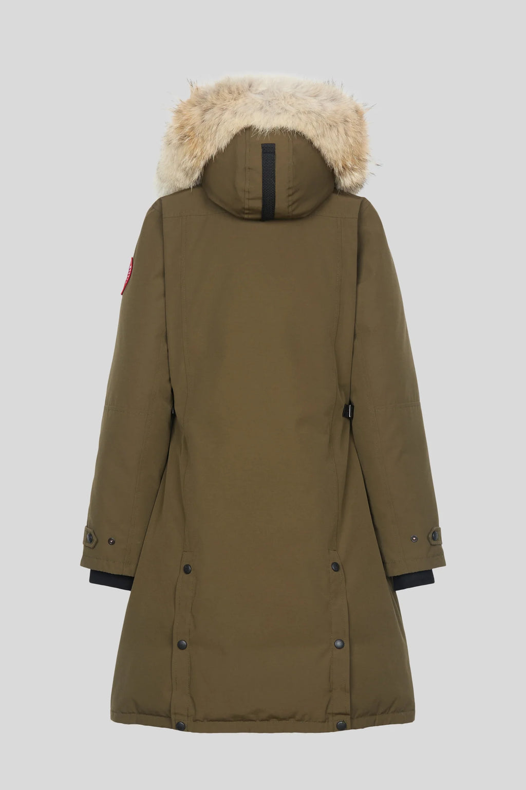 Canada Goose Olive Green Hooded Longline Parka