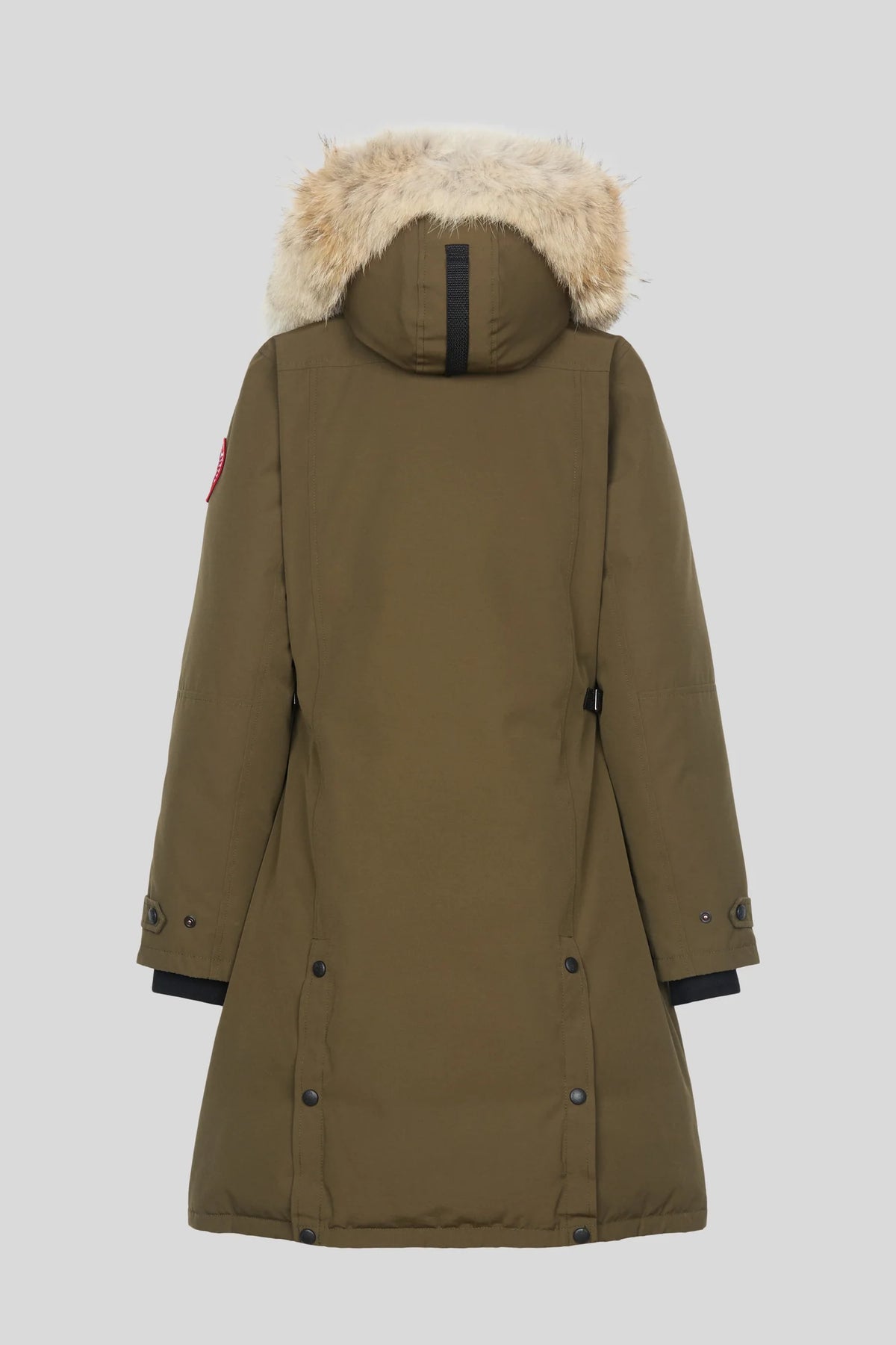 Canada Goose Olive Green Hooded Longline Parka