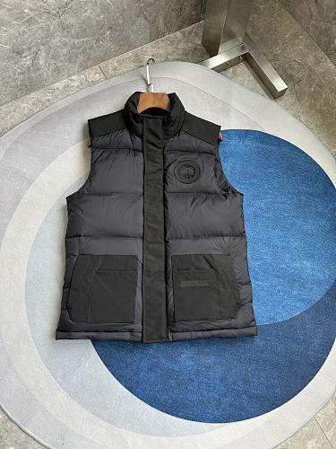 Canada Goose Quilted Black Stand-Collar Puffer Vest