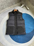 Canada Goose Quilted Black Stand-Collar Puffer Vest