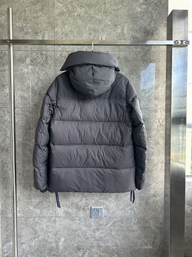Canada Goose Charcoal Gray Hooded Puffer Jacket