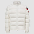 Moncler Quilted Off-White Stand-Collar Puffer Jacket