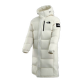 The North Face Color-Block Long Down Coat | White | Down Insulated