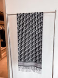 Dior Monogram Fringe Scarf