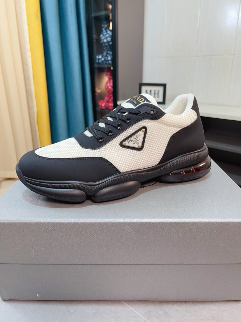 Prada Mesh Panel Men's Sneakers