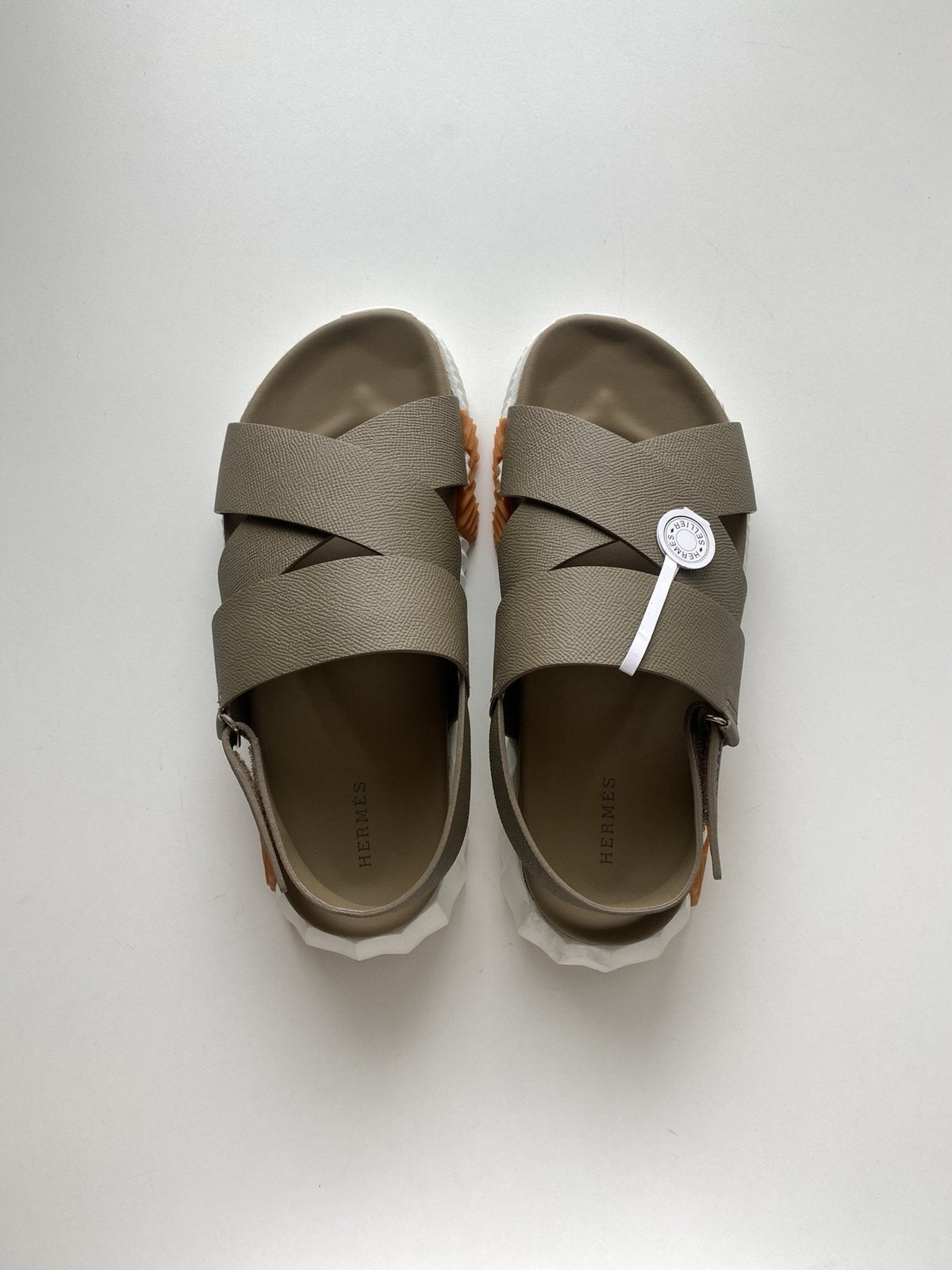 Hermès Nappa Calfskin Slingback Sandals