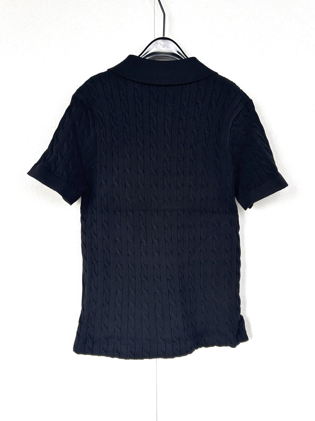 Ralph Lauren Women's Cable-Knit Short-Sleeve Polo Shirt