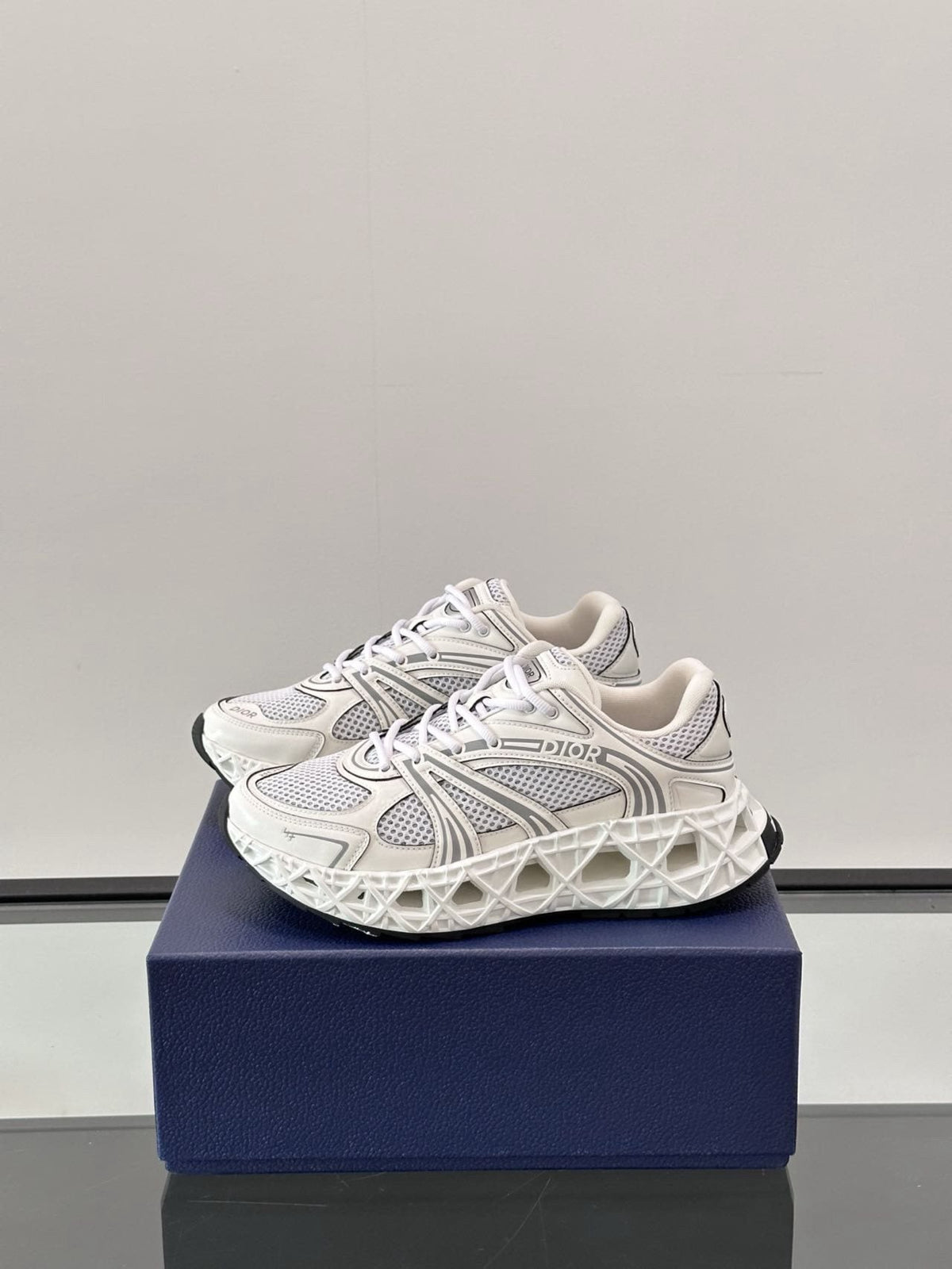 Dior B35 Black Turquoise Sneakers