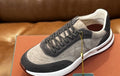 Loro Piana Gray and Charcoal Low-Top Sneakers